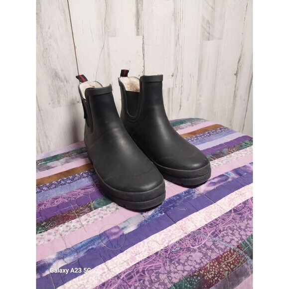 Tretorn Women's Lina Rain Boots Rubber Fur Lined Waterproof Boot - Picture 1 of 10